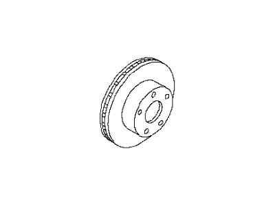 Infiniti G37 Brake Disc - 40206-JK60B