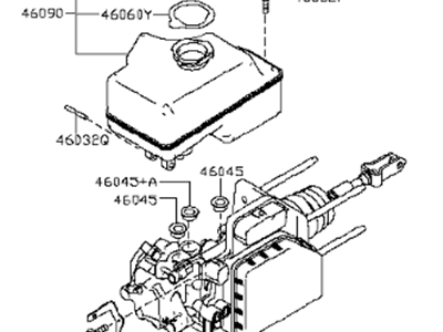 Infiniti QX56 Brake Master Cylinder - 46010-1V81A