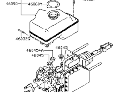 Infiniti 46010-5ZA1C Cylinder Assy-Brake Master