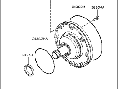 Infiniti Q50 Oil Pump - 31340-1XJ0D