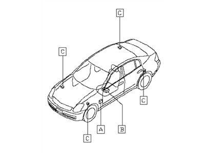 Infiniti G35 Body Control Module - 284B1-AC360