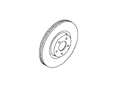 Infiniti Brake Disc - 40206-CL70A