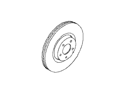 Infiniti 40206-CL70B Rotor-Disc Brake,Front