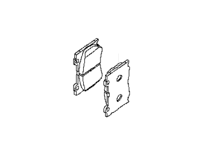 Infiniti D1060-JK000 Front Disc Brake Pad Kit