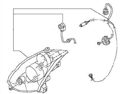 Infiniti 26025-CM40C Headlamp Housing Assembly, Right