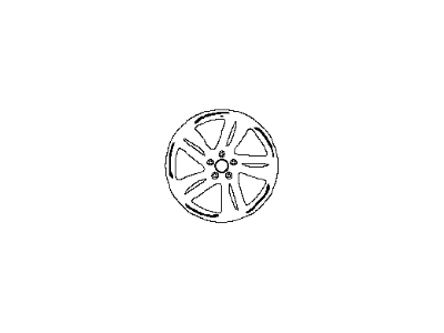Infiniti D0300-5DM3B Aluminum Wheel