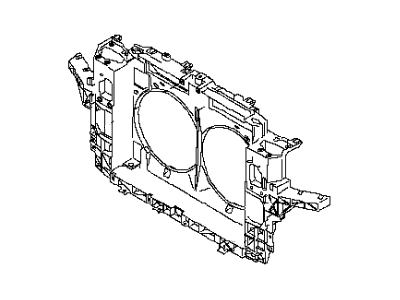 Infiniti 62501-1BA0B Support-Radiator Core Center