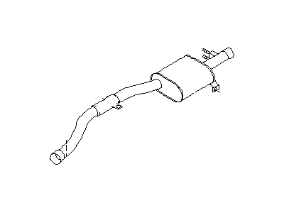 2001 Infiniti Q45 Tail Pipe - 20300-6P100