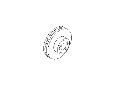 Infiniti 40206-71U01 Rotor Disc Brake