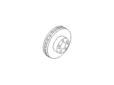 1991 Infiniti Q45 Brake Disc - 40206-60U01