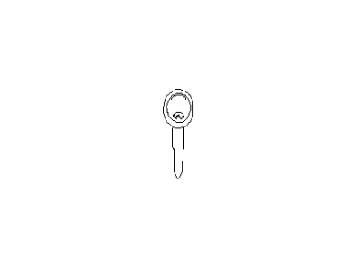 Infiniti KEY00-00110 Key-Blank,Sub