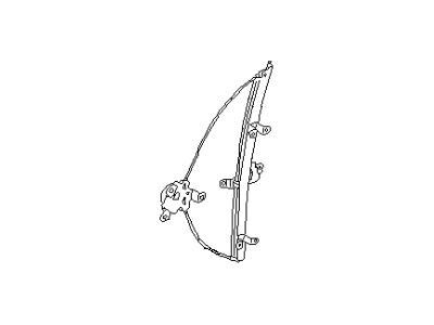 Infiniti 80721-JK00A Door Window Regulator Assembly, Left