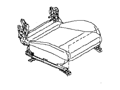 Infiniti 87300-EH52B Cushion Assy-Front Seat