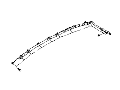 Infiniti K85P0-5CJ0A Curtain Air Bag Module Assembly, Passenger