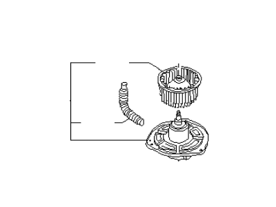 1993 Infiniti G20 Blower Motor - 27220-62J60