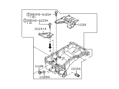 2005 Infiniti FX45 Oil Pan - 11110-CL70A