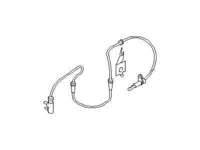 Infiniti 47910-EG000 Sensor Assembly-Anti SKID,Front R