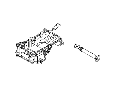 2015 Infiniti Q60 Oil Pan - 11110-4GA1B