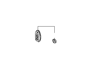 Infiniti Car Key - 285E3-9NB5A