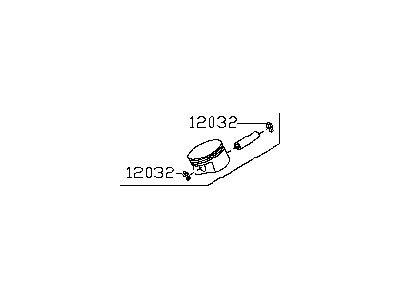 Infiniti A2010-EZ39C Piston W/PIN 0S 0.2