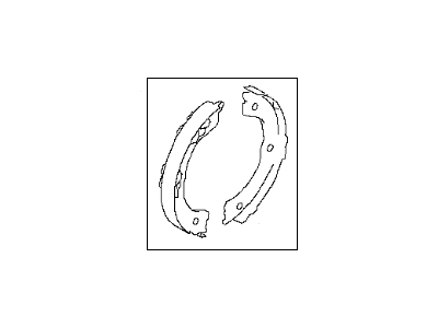 Infiniti QX80 Parking Brake Shoe - D4060-1LA6B