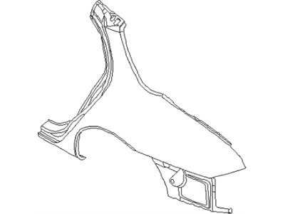 Infiniti 78112-10Y30 Fender-Rear,R