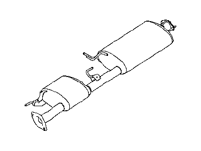 Infiniti QX60 Exhaust Pipe - 20100-6JA0A