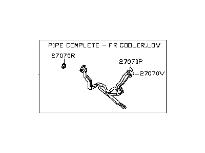 Infiniti JX35 A/C Hose - 92450-3JB0A