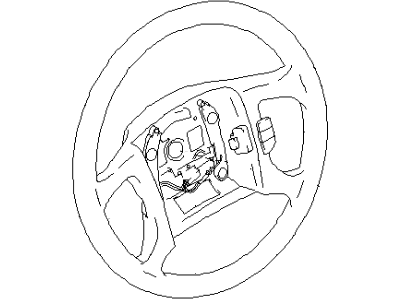 Infiniti 48430-5Y720 Steering Wheel Assembly Without Pad