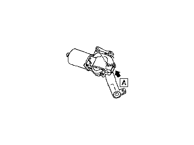 Infiniti 28810-1BA0B Motor Assy-Windshield Wiper