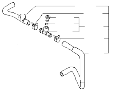 Infiniti 92410-AR200 Hose-Heater,Outlet