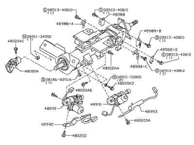 Infiniti M35 Steering Column - 48810-EH260