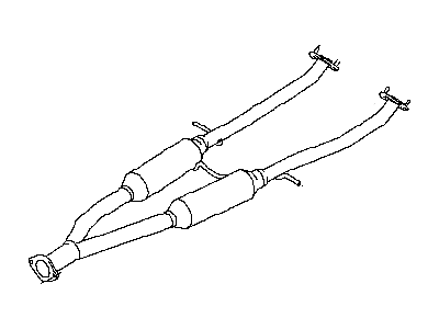 Infiniti EX35 Tail Pipe - 20300-1BG0B