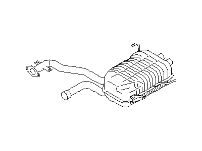 1991 Infiniti Q45 Muffler - 20100-60U01