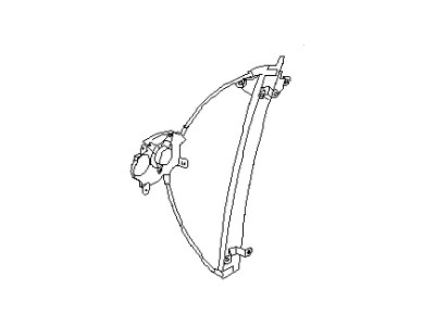 1996 Infiniti Q45 Window Regulator - 80721-60U16
