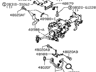 2020 Infiniti Q60 Steering Column - 48811-5CA1A