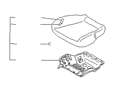 Infiniti 87300-78J66 Cushion Assy-Front Seat