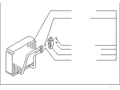 Infiniti 27280-0W001 Evaporator Assy-Cooler