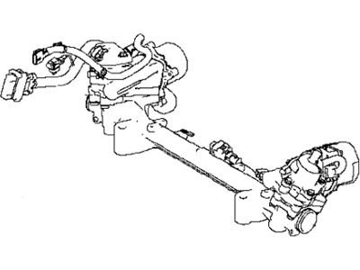 2015 Infiniti Q50 Rack And Pinion - 49200-4GB1A