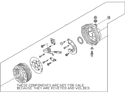 1998 Infiniti Q45 Alternator Case Kit - 23127-6P005