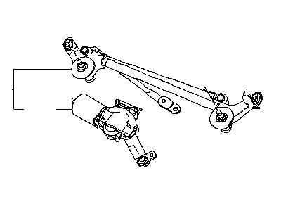 Infiniti G25 Wiper Pivot - 28800-JK600