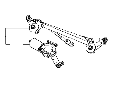 2009 Infiniti G37 Wiper Motor - 28800-JK600