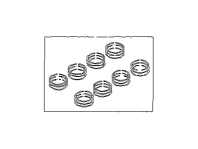 Infiniti 12035-60U01 Ring Set-Piston