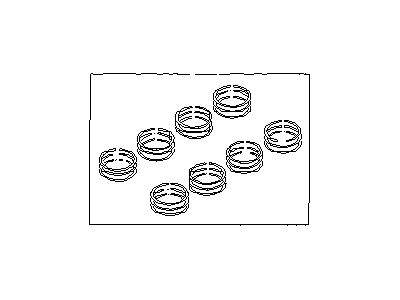 1994 Infiniti Q45 Piston Ring Set - 12035-60U01