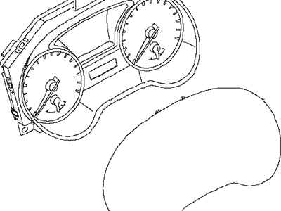 Infiniti Instrument Cluster - 24810-9NP0A
