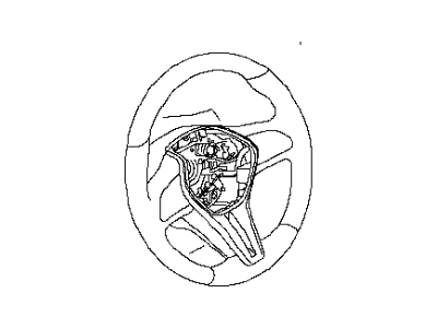 Infiniti Steering Wheel - 48430-5NA2A