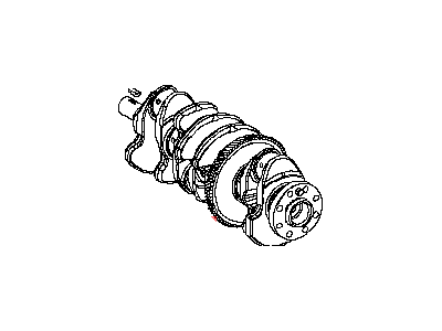 Infiniti 12201-HG00C CRANKSHAFT Assembly