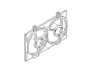 Infiniti I30 Fan Shroud - 21483-38U10