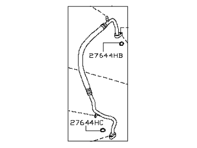 2018 Infiniti QX30 A/C Hose - 92480-5DB4A