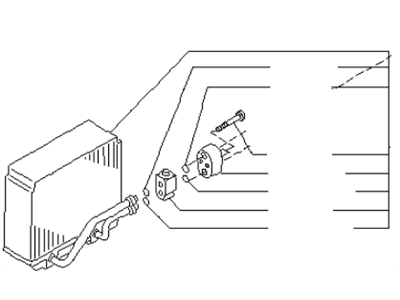 1997 Infiniti Q45 Evaporator - 27280-5P101